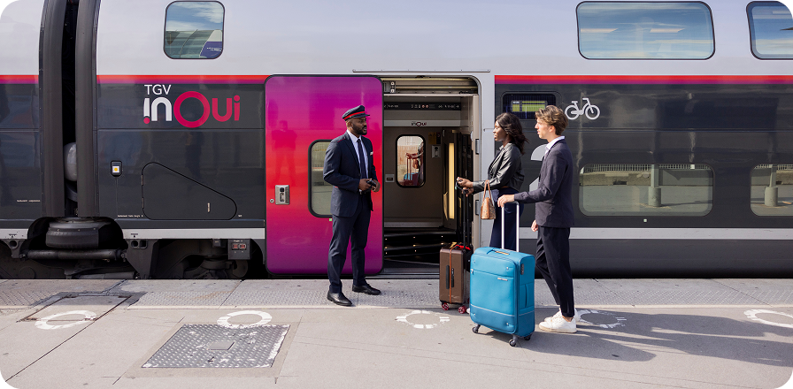 Voyagez avec vos bagages dans vos trains TGV INOUI