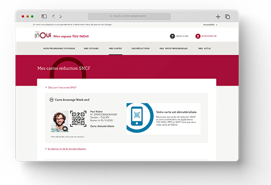 Mon Espace Tgv Inoui Mes Actualites